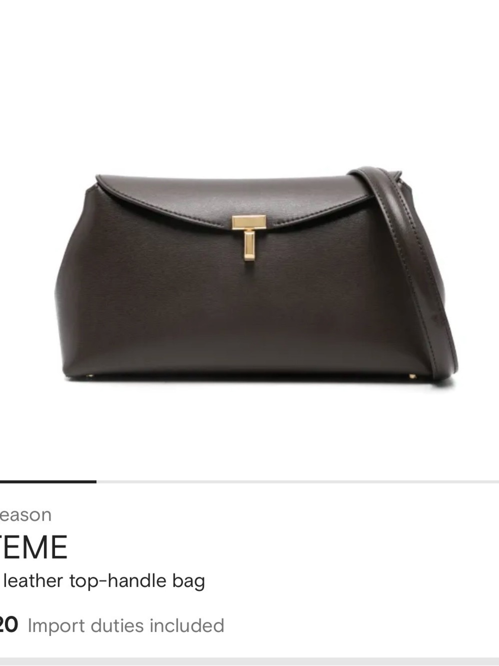 Toteme clutch crossbody bag - Picture 2 of 16